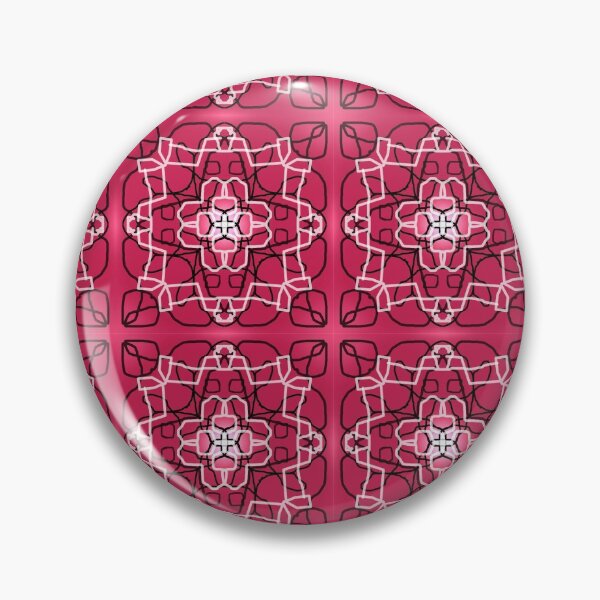 Artikelvorschau, Geometrisches Wiederholungsmuster der rosa Fliese entworfen und verkauft von kriscseh.