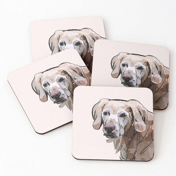 Artikelvorschau, Golden Retriever - schlicht entworfen und verkauft von paintinkpenguin.