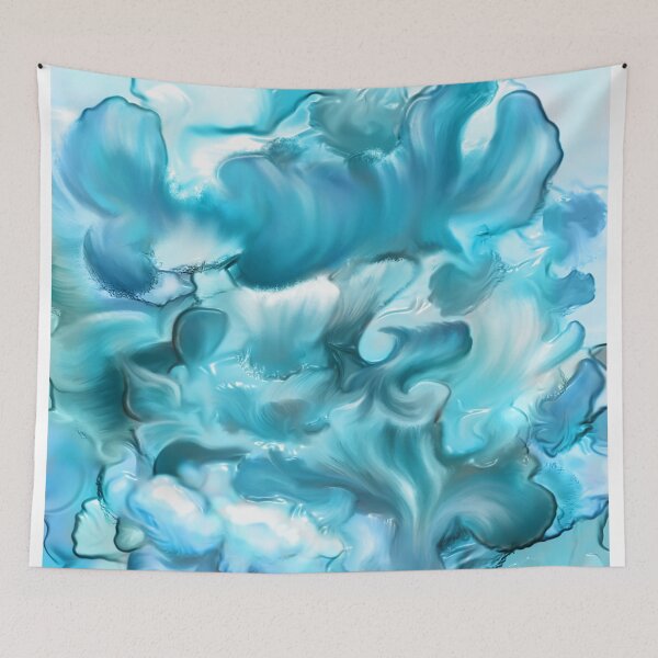 Item preview, Wall of Waves designed and sold by GreymothGraphic.