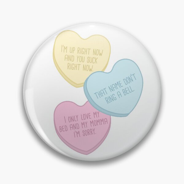 Item preview, Rude Candy Hearts - Drake lyrics designed and sold by Paddock9Designs.