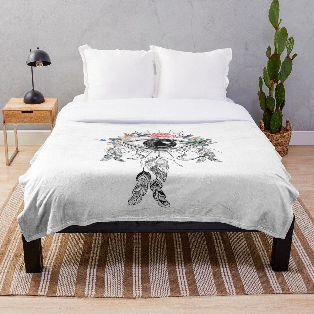 Item preview, Throw Blanket designed and sold by Mantra-tshirt.