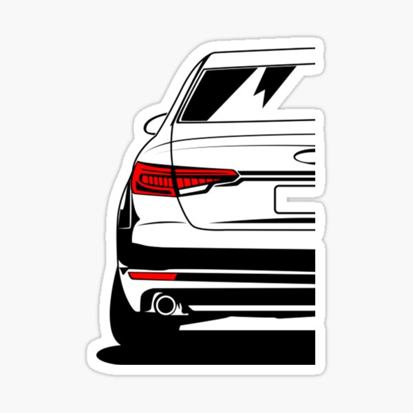 Audi A4 2017 A4 2017 Sticker for Sale by EmViLoLT