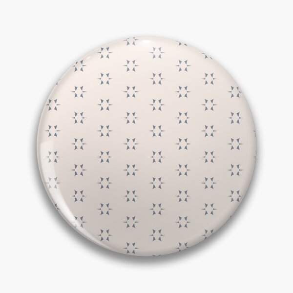 Cottagecore Neutral Grey Star Pin