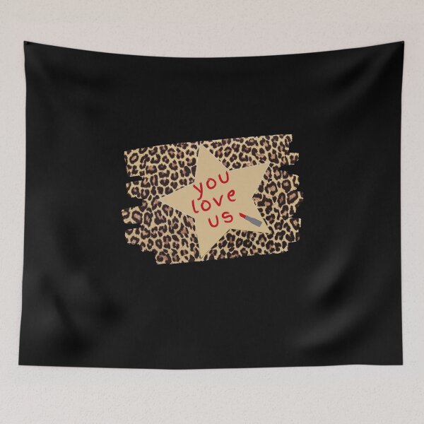 Item preview, You love us leopard print and lipstick designed and sold by chihuahuashower.