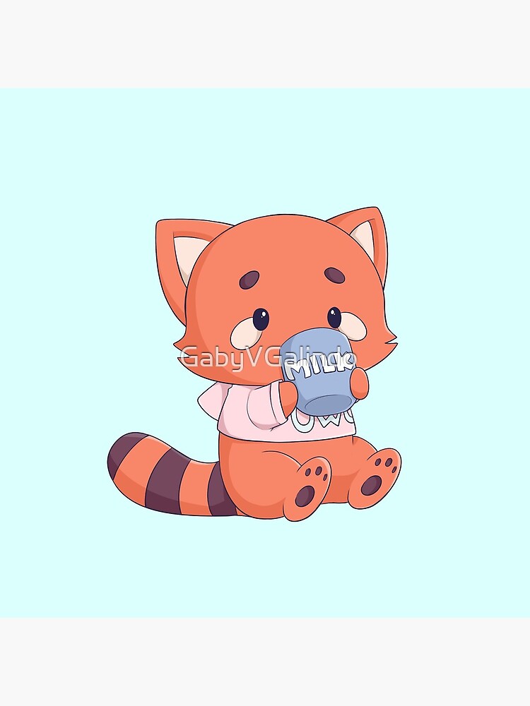 Mia The Kawaii Red Panda Postcard By Gabyvgalindo Redbubble