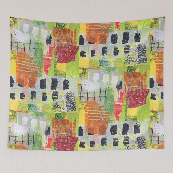 Item preview, Colorful Abstract Collage Art designed and sold by NancyMerkle.