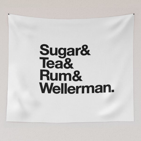 Item preview, ShantyTok Sugar Tea Rum Wellerman Song Sea Shanty designed and sold by LaundryFactory.