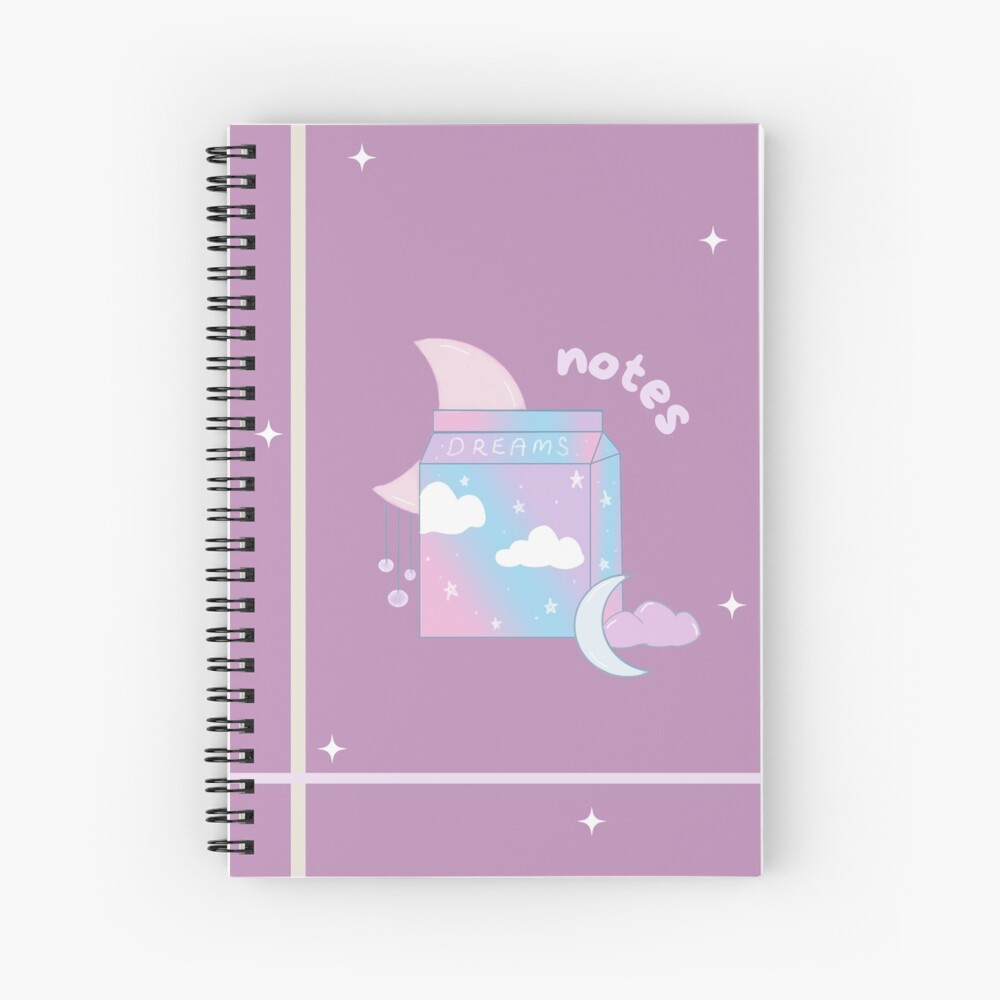 milk bottle notebook Spiral Notebook