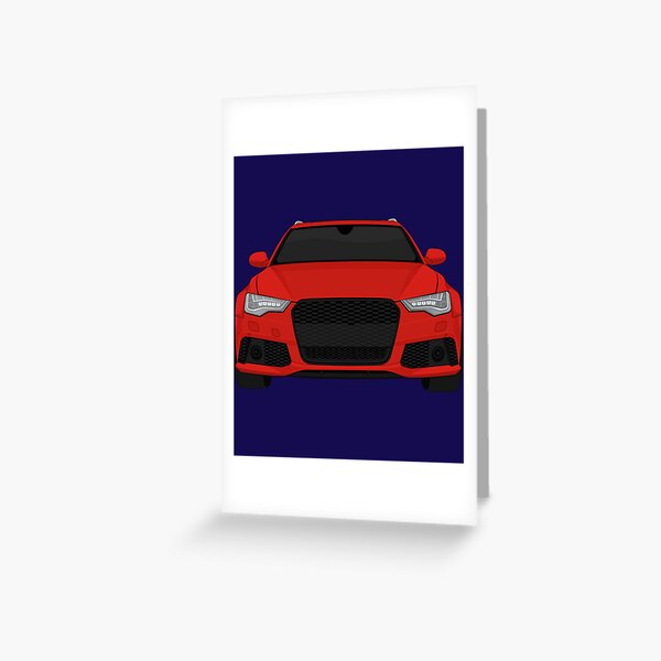 Audi Car Greeting Cards for Sale
