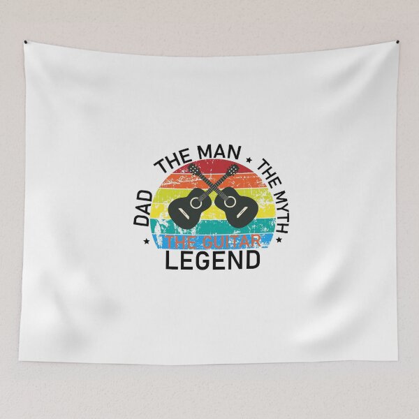 Item preview,  Dad the man the myth the guitar legend. designed and sold by shaakir.