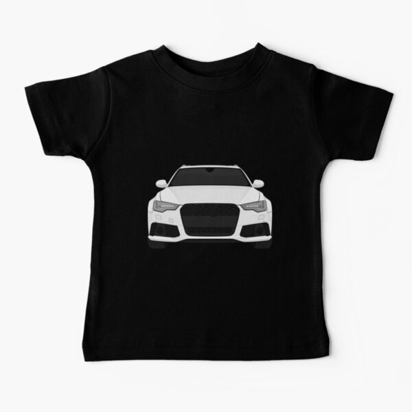 Audi Rs6 blanche T-shirt bébé