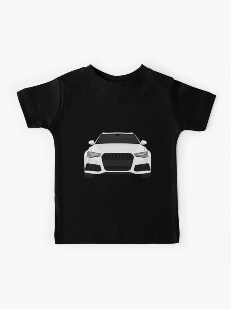 Audi Rs6 white Kids T-Shirt for Sale by EmViLoLT