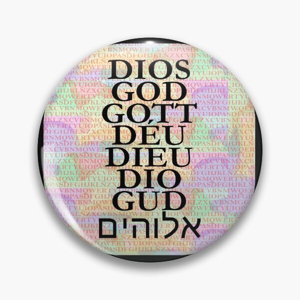 Item preview, God in different languages designed and sold by Rosela09designs.