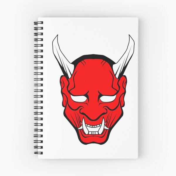 Item preview, Red Japanese Devil Design with horns designed and sold by Click-Like.