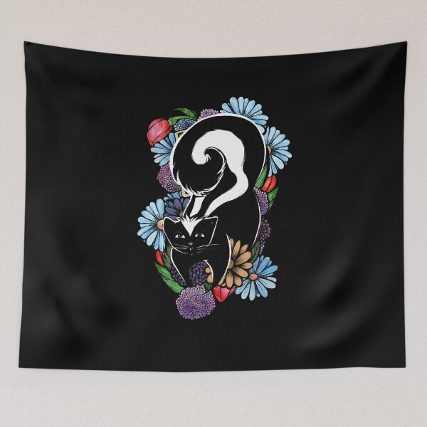Item preview, Floral Skunk designed and sold by FrictionMaxxing.