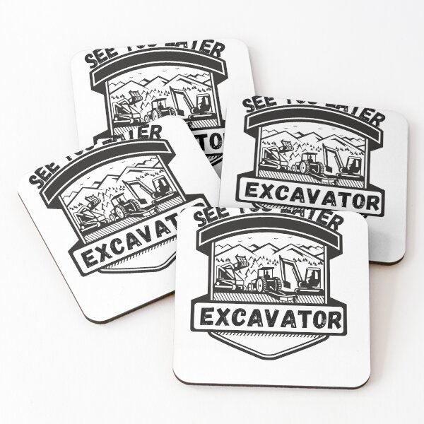 Item preview, See You Later Excavator , Funny t-shirt For Excavator Drivers And Crane Operator, Cute Excator Gift Idea For Boys designed and sold by PIXEcompany.