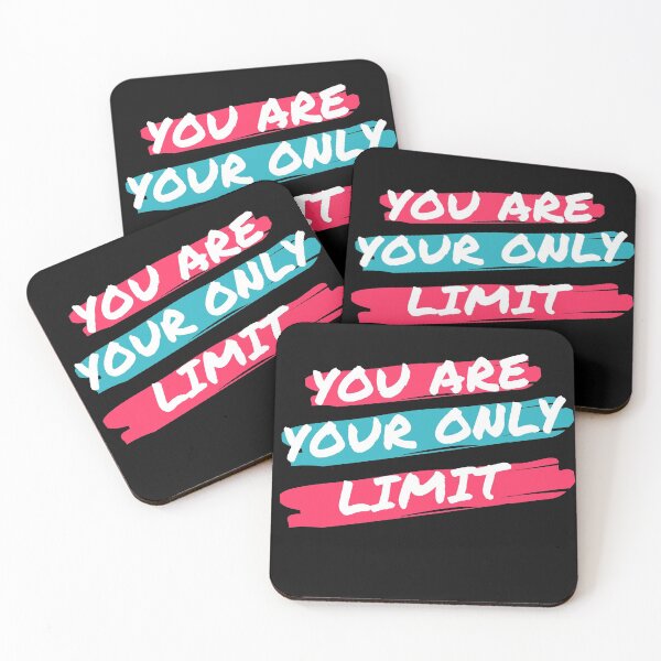 Item preview, You are your only limit slogan designed and sold by Twinkleb17.