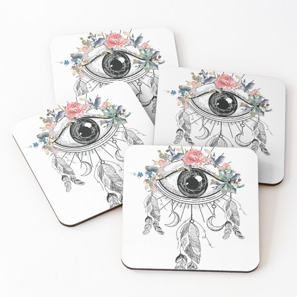Item preview, Third Eye and Flowers designed and sold by Mantra-tshirt.