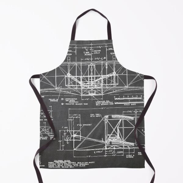 Item preview, 1903 Wright Flyer Airplane Invention Patent Art, Blackboard designed and sold by Stephen Chambers / The Pop Art Factory.