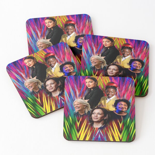 Item preview, The Wonderful Women of the Democratic Party Amanda Gorman, Doctor First Lady Jill Biden, Stacey Abrams, Alexandria Ocasio-cortez And Kamala Harris designed and sold by HINDAM4U.