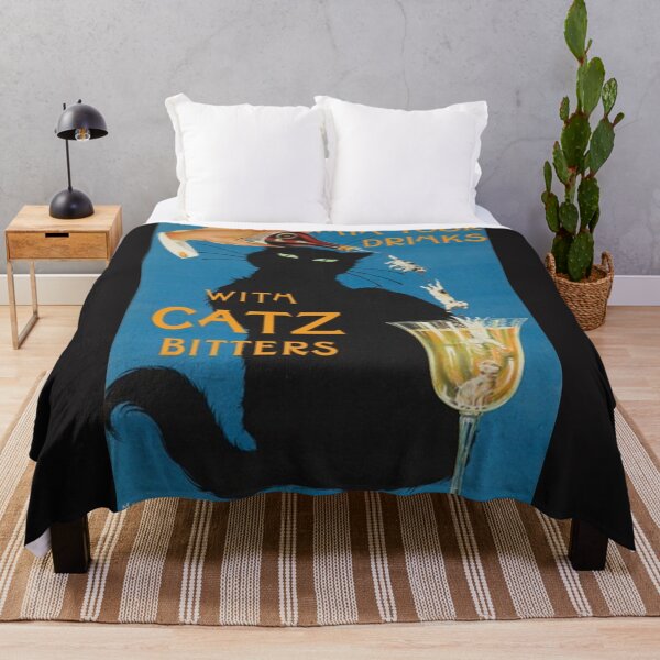 Item preview, Mix Your Drinks With Catz Bitters Poster designed and sold by senoarloke.