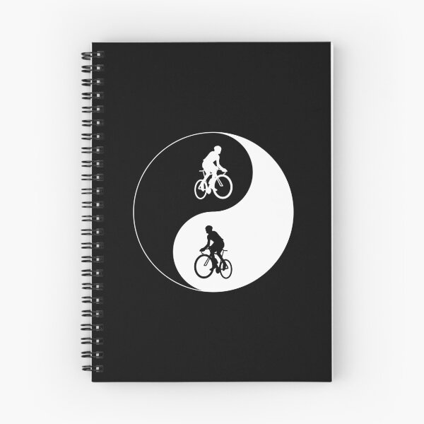 Item preview, Yin Yang Cyclist White designed and sold by cycleexplorers.