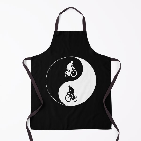 Item preview, Yin Yang Cyclist White designed and sold by cycleexplorers.