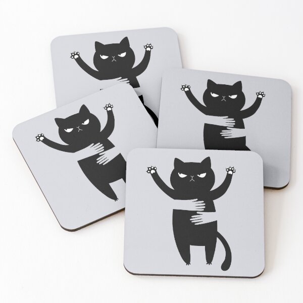 Item preview, Angry black cat. designed and sold by IrinaOstapenko.