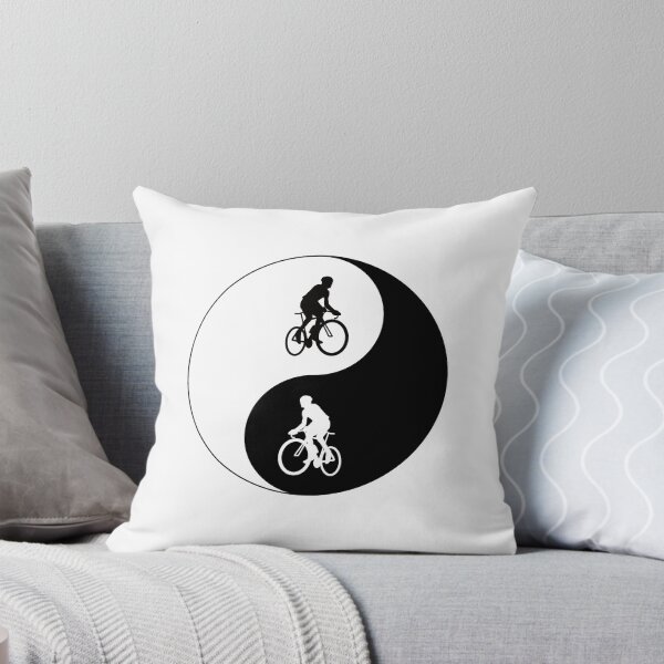 Item preview, Yin Yang Cyclist Black designed and sold by cycleexplorers.