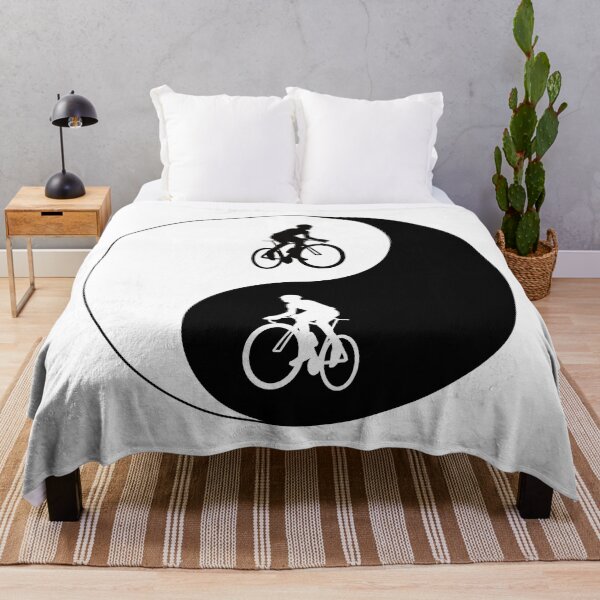 Item preview, Yin Yang Cyclist Black designed and sold by cycleexplorers.