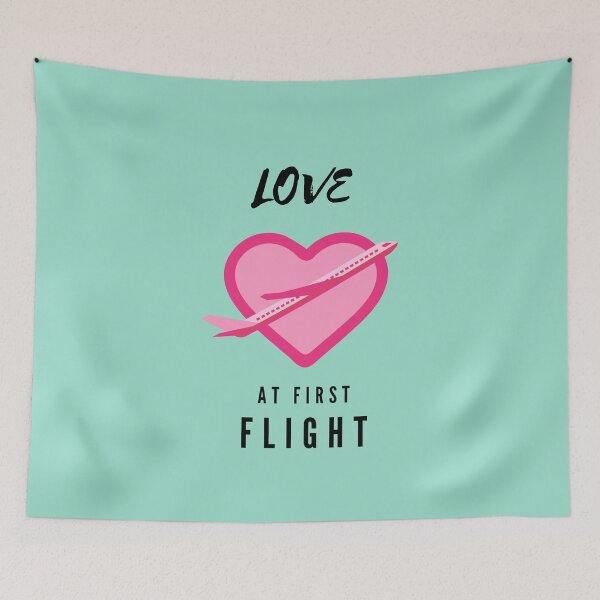 Item preview, valentines day hearts | Love at first flight | Gift idea designed and sold by aeroaware.