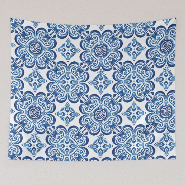 Item preview, Water Tribe Mask [Porcelain Tile] Avatar the Last Airbender designed and sold by slexskee.