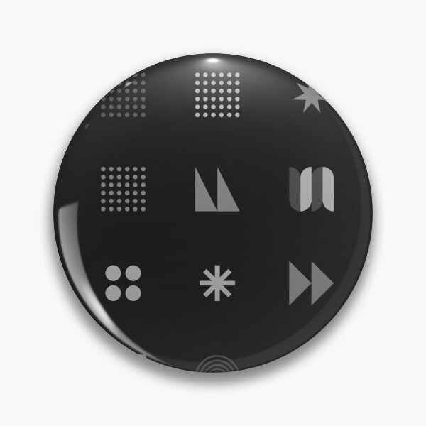 Item preview, Creative Black Pattern of Stars, Boxes, and Leaves designed and sold by Mycxh.