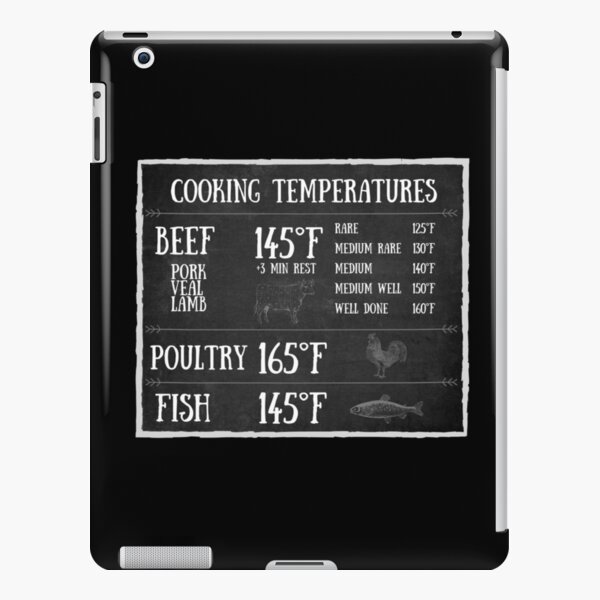 Cooking Temperature Chart Magnet Photographic Print for Sale by hashntoast