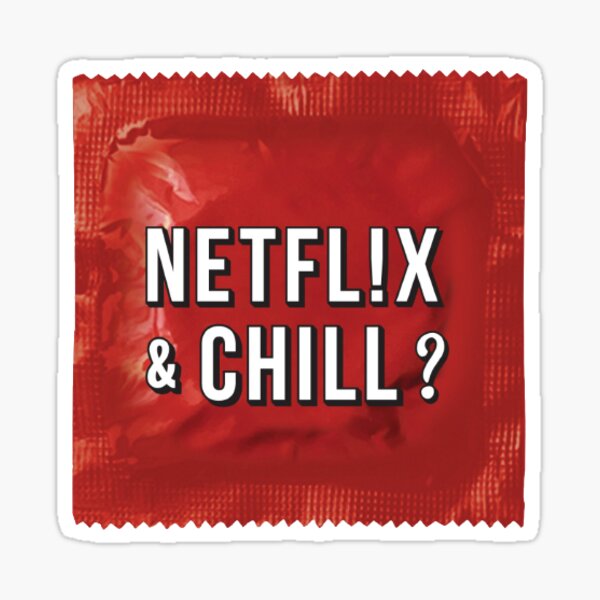 Préservatif Netflix & Chill Sticker
