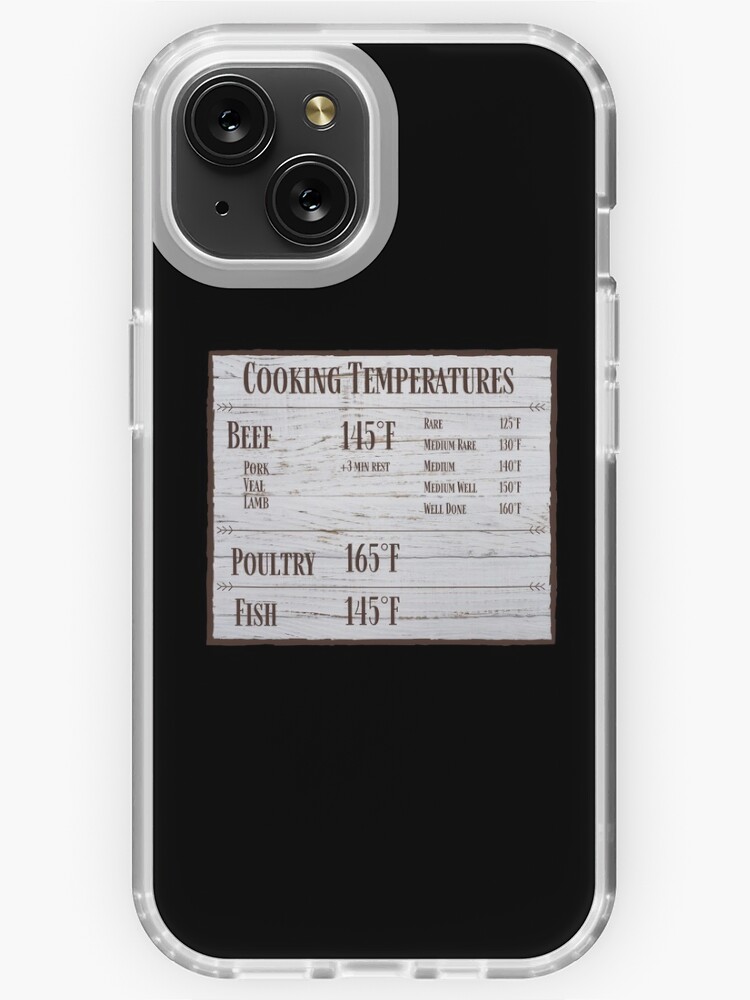 Cooking Temperature Chart Magnet Magnet for Sale by hashntoast