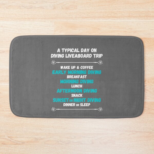 Item preview, Typical Day On Diving Liveaboard Trip designed and sold by StudioAquaLumos.