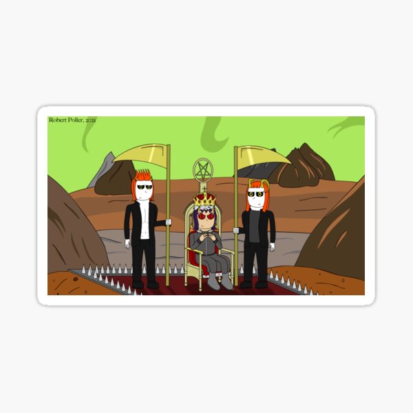 Literally Hell - Queen Of Hell Sticker