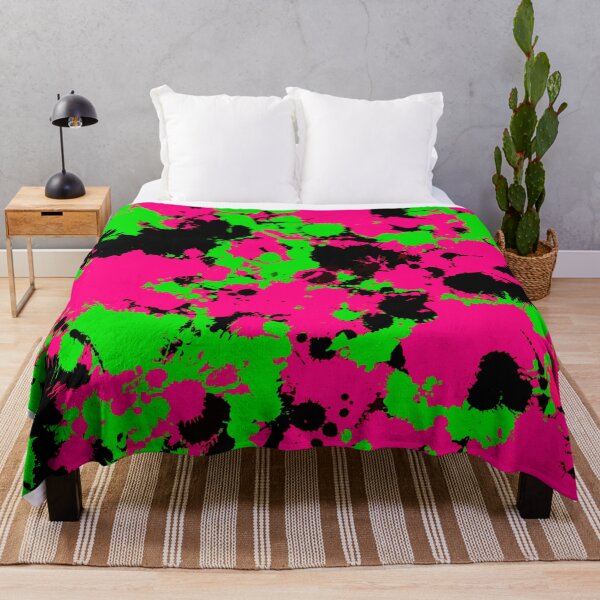 Item preview, Pink Black and Green Paint Splatter designed and sold by BigTexFunkadelic.