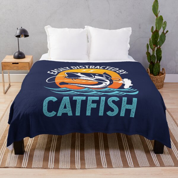 Item preview, Easily Distracted by Catfish Fishing Catfishing Lover Fisherman designed and sold by jaygo.