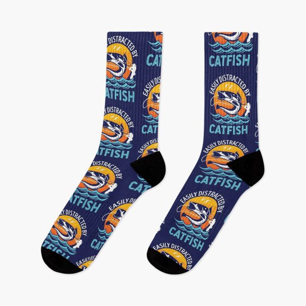 Item preview, Easily Distracted by Catfish Fishing Catfishing Lover Fisherman designed and sold by jaygo.