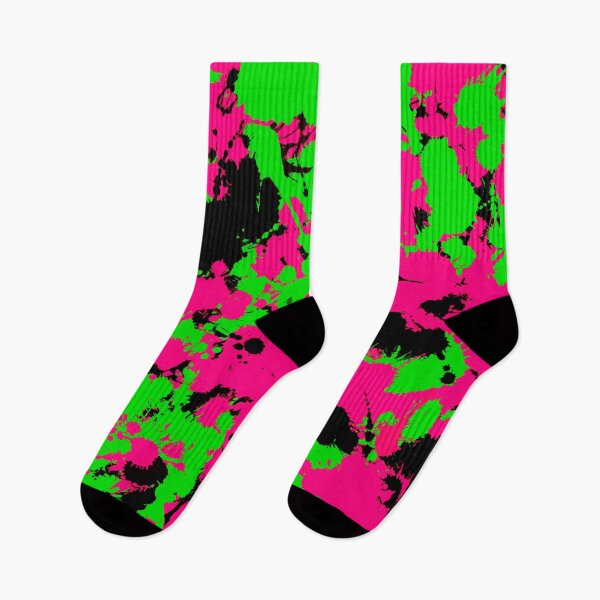 Item preview, Pink Black and Green Paint Splatter designed and sold by BigTexFunkadelic.