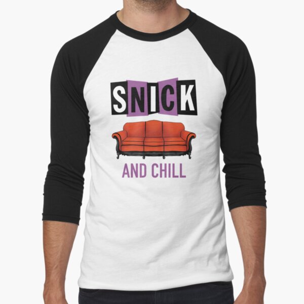 SNICK and Chill Baseball ¾ Sleeve T-Shirt