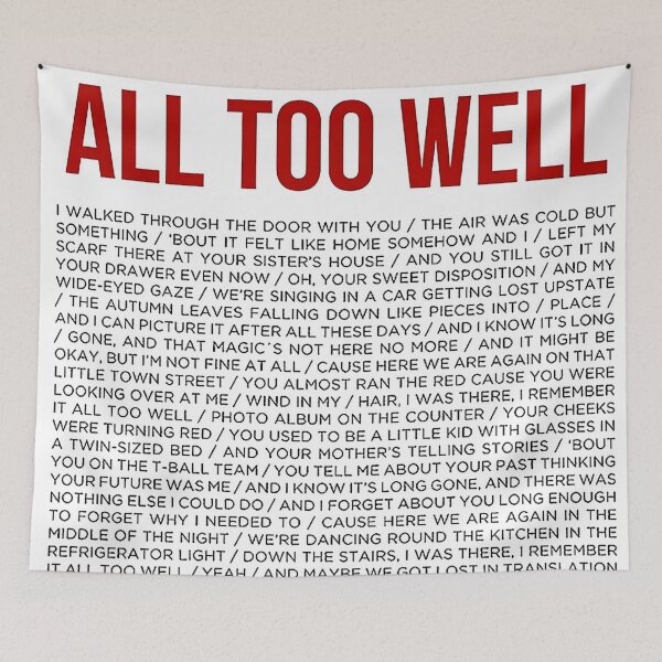 Item preview, All Too Well designed and sold by abell334.