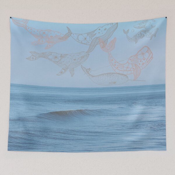 Item preview, Ocean Sky Whale | Sky whale pod | Sunset designed and sold by KeleCo.