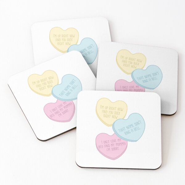Item preview, Rude Candy Hearts - Drake lyrics designed and sold by Paddock9Designs.