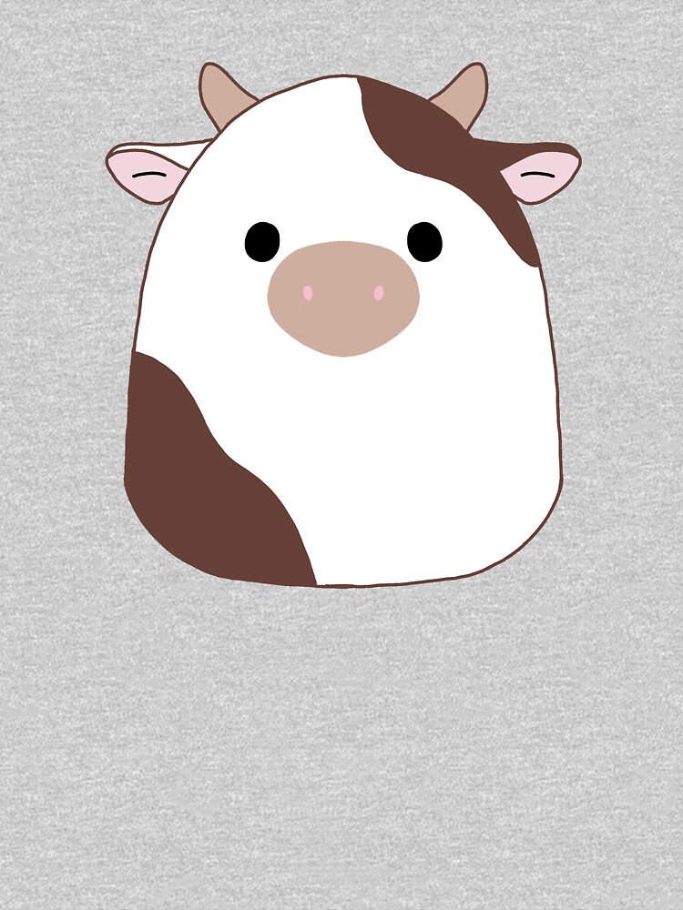 Brown & White Cow Squishmallow by ELY-designs