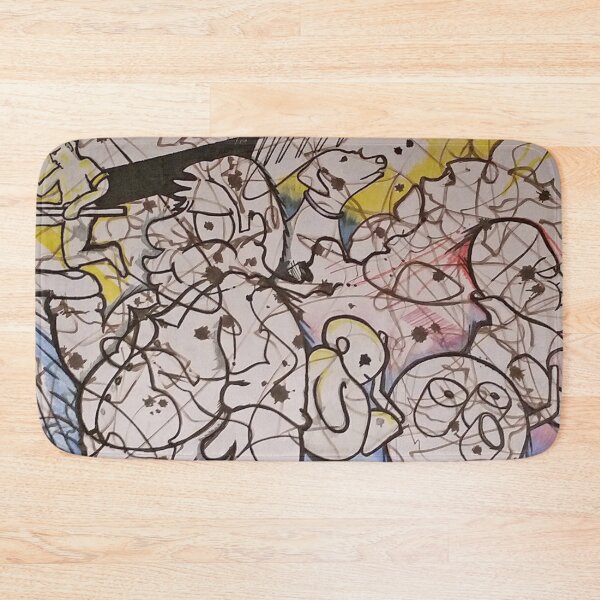 Item preview, Exploring Pareidolia #15 - Colorful Cartoon Abstract Illustration designed and sold by Cullen Siewert.