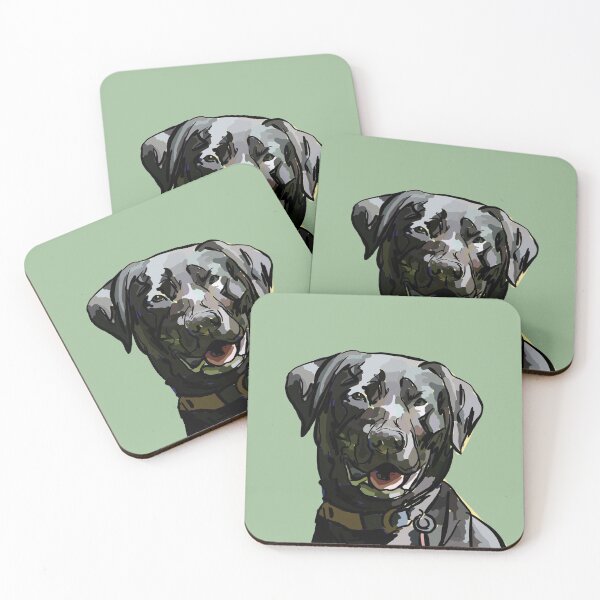 Item preview, Labrador illustration designed and sold by paintinkpenguin.