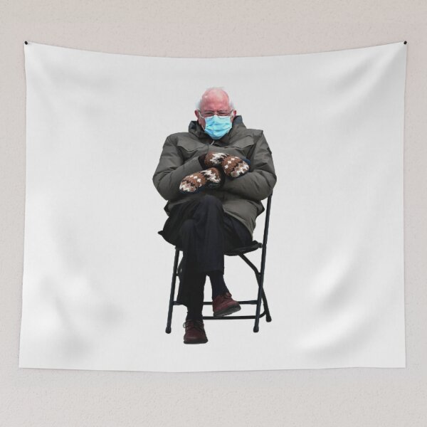Item preview, Bernie Sanders meme Inauguration 2021  designed and sold by mwagie.